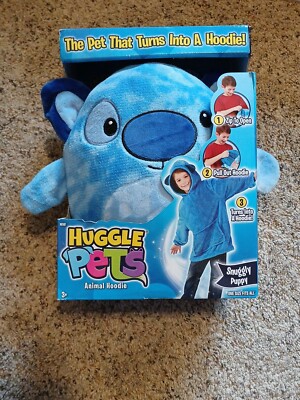 Ontel Huggle Pets Snuggly Blue Puppy Animal Hoodie for sale