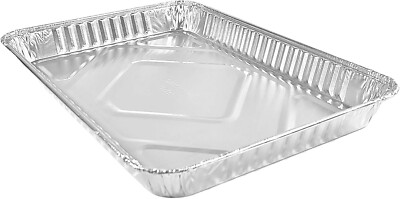 HFA Quarter 1/4 Size Sheet Cake Aluminum Foil Pan 100/PK -Disposable Baking Tins