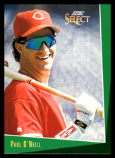 1993 Select Paul O'Neill #86 Cincinnati Reds MLB Baseball 