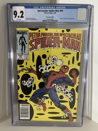 The Spectacular Spider-Man #99 Newsstand (Marvel Comics February 1985) CGC 9.2 - 第 1/2 張圖片