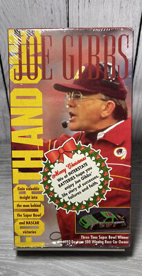 Joe Gibbs - Fourth and One (New Sealed VHS) Three Time Superbowl Winner