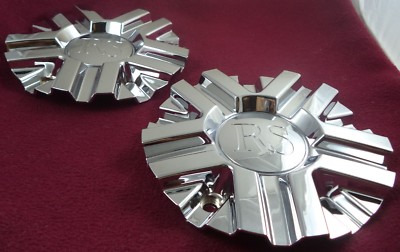 Red Sport Wheels center cap replacements in all sizes