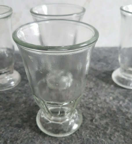 MCM Set Of 6 Pedestal base Jelly Jar Juice Glasses - Picture 7 of 10