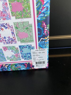 lilly-pulitzer-2023-desk-calendar-and-stand-12-month-take-me-to-the-sea-new-ebay