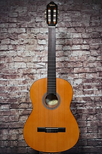 VALENCIA VC204H-N 4/4 Konzertgitarre, klassische Gitarre Hybrid Modell Thin Neck
