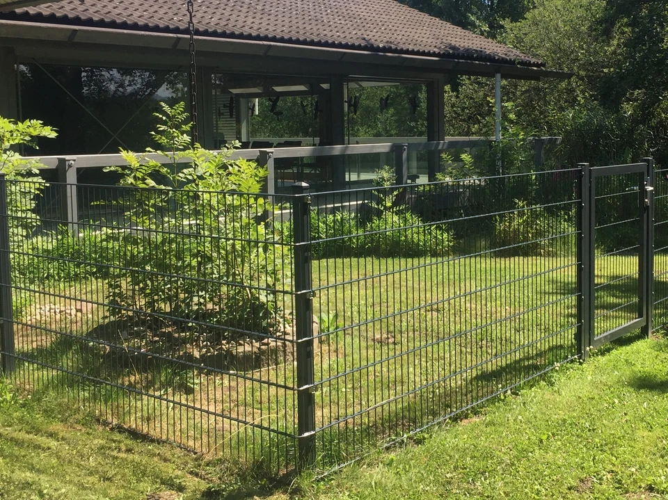 Doppelstabmattenzaun Zaun Gartenzaun 6/5/6 Gittermatten Doppel-Stab Matten Zaun - Bild 3 von 4