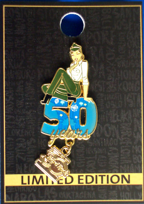 HRC Hard Rock Cafe Berlin Checkpoint 50th Anniversary Dangling GI Girl LE300 new