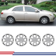 15inch Snap On Hub Caps Wheel Rims Covers R15 For 2009-2018 2019 Toyota Corolla