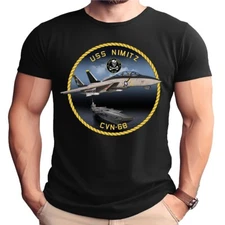 Jolly Rogers USS Nimitz CVN-68 Adult Shirt