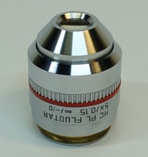 Leica HC PL FLUOTAR 5X/0.15 ∞/-/D Microscope Objective; PN 506504