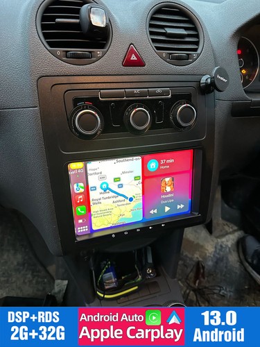 9" For VW CADDY 2003-2020 Apple Carplay GPS Nav WIFI Android 13 Stereo Headunit - Picture 2 of 22