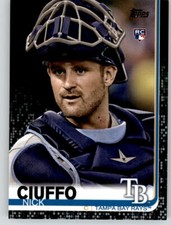 2019 Topps Series 2 NICK CIUFFO Black Parallel /67 Rays Rookie #457