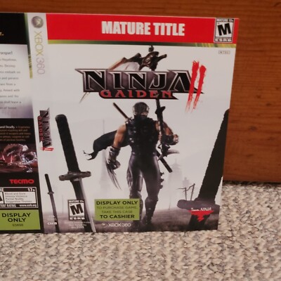 NINJA GAIDEN 店頭ポスター 2004 Ninja Gaiden Original Xbox Vintage Print Ad/Poster