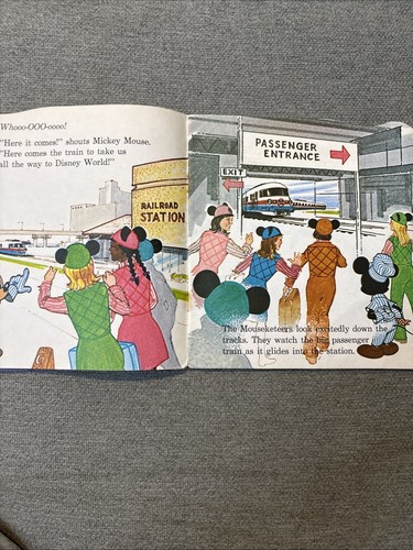 The Mouseketeers' Train Ride 1977 paperback book - Picture 4 of 9