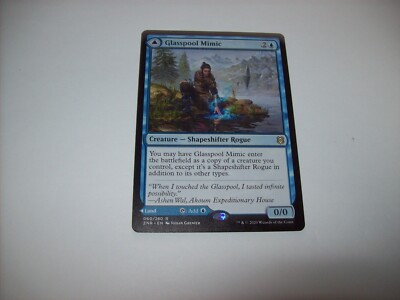 MTG Glasspool Mimic Glasspool Shore Zendikar Rising Regular NM Free Shipping