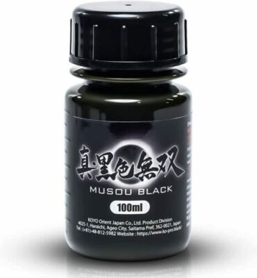 MUSOU BLACK PAINT - Blackest Acrylic Paint 100ml - Ships from USA, Free Shipping