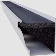 8 ~ GutterFoam 5" X 48" Black Polyester Foam Gutter Guard Prevent Leaves Debris