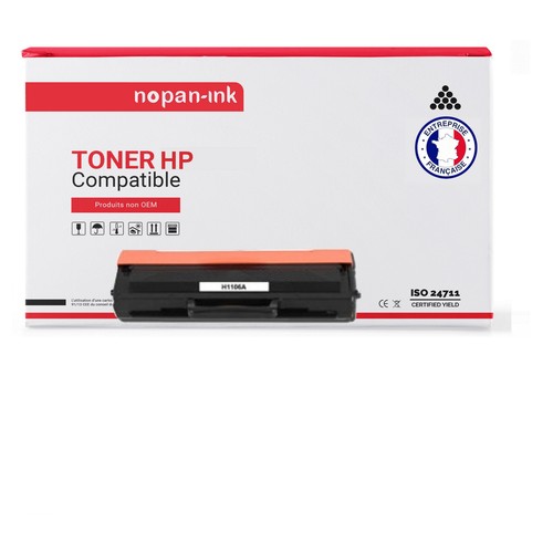 Lot De 2 Toners Noir NOPAN-INK Pour HP 106A W1106A - Haut Rendement - Non OEM