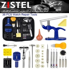 Professional Watch Repair Kit Watchmaker Back Case Opener Link Pin Spring Bar US