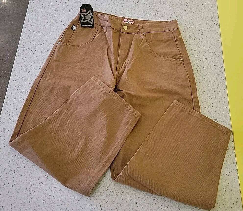 Mens 30 NWT Star Team Straight Skater Styled Khaki Brown Starteam 