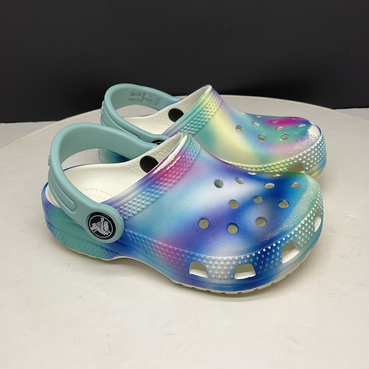 Crocs Shoes Girls 8 Toddler Classic Solarized Slip On Clog