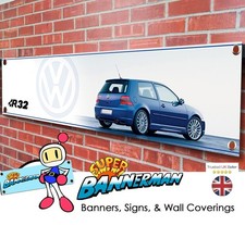 Mk4 Volkswagen Golf R32 Pvc Banner For Garage Workshop Showroom Etc Mk4 Volkswagen Golf R32 Pvc Banner For Garage Workshop Showroom Etc