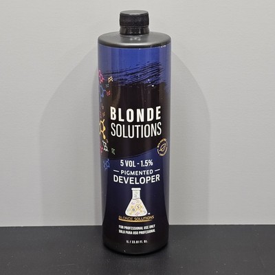 Blonde Solutions 5 VOL 1.5% Pigmented Developer with Vegetable Collagen 33.81 Fl