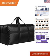 Extra Large Storage Duffle Bag with Zippers and Handles, Big Foldable Duffle ...
