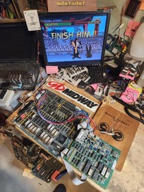 MORTAL KOMBAT 1 PCB JAMMA ARCADE BOARD SET PROTO REV WORKING!!! (Y-UNIT) MIDWAY