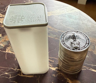 10x Queens Beast Falcon of the Plantagenets 2019 2 oz Silber 999 Royal Mint Tube