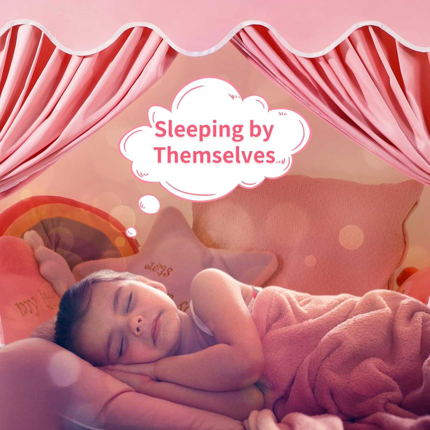 Kids Play Tents for Girls Large Fairy Playhouse for Kids Princess Castle Tent Gi