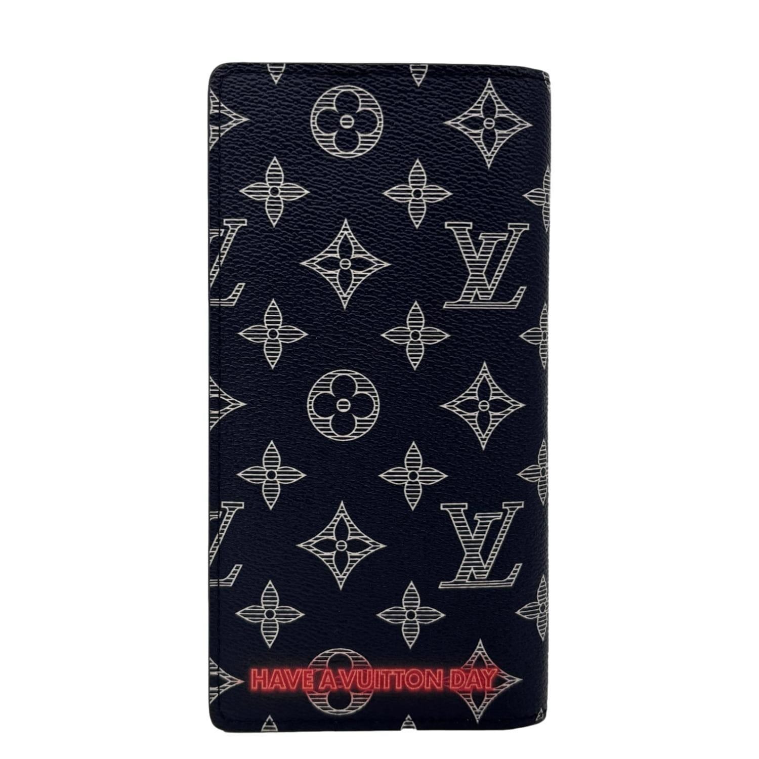 LOUIS VUITTON Brazza Upside Down Monogram Ink Can… - image 3