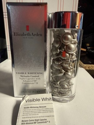 Elizabeth Arden VISIBLE WHITENING Melanin Control Night Capsules 60 capsules NIB