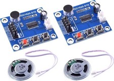 2pcs ISD1820 Voice Recording Sound Recorder Module With Micophone + 0.5W