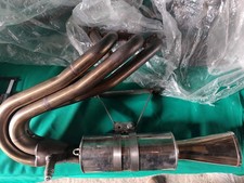 Scarico Completo Di Collettore 4-1 Marmitta Becco Di Papera Per Abarth