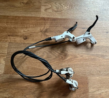 Avid Juicy Three Hydraulic Disc Brake Set Lever Caliper White Front & Rear