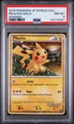 Pikachu Pokemon 2010 Holo PW Pikachu World Spanish PSA 8