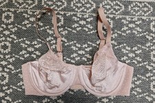 New Wacoal Back Appeal Underwire Bra - Size 34D - Rose Dust -  855303