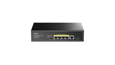 5902887070815 CUDY GS1005PTS1 przełącznik sieciowy, 5-portowy, Gigabit, PoE+, 12
