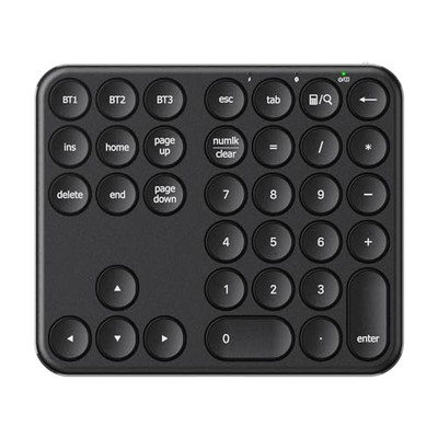 iClever Number Keypad Bluetooth Wireless Number Keyboard Scissor Type Type-C