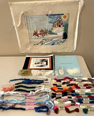 HTF Joan Thomasson RUSSIAN FAIRY TALES Needlepoint KIT