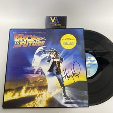 Huey Lewis Signed Back To The Future Soundtrack Album Vinyl w/ JSA COA