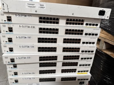 Lot of 20 Cisco Catalyst C1000-24T-4G-L 24-Port Gigabit Switches Untested AS-IS