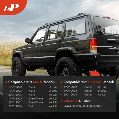 Fuel Tank Straps Compatible with Chevrolet Tracker 1999-2008 Suzuki Grand Foto 3 de 4