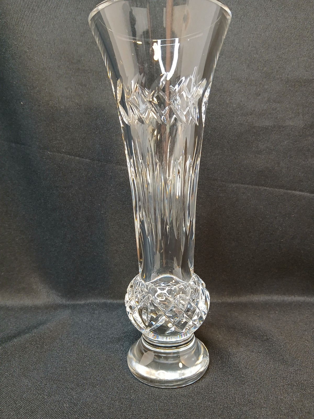 Waterford Crystal Fleurology Amy 9 Inch Elegant Bud Vase