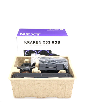 NZXT Kraken X53 RGB 240mm Liquid CPU Cooler RL-KRX53-R1 Few Parts Miss ''READ