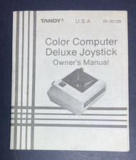 Vintage 1988 26-3012B TRS-80 Color Computer Deluxe Joystick Owner's Manual