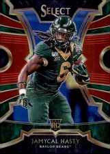 JaMycal Hasty RC 2020 Panini Select Draft Picks Red Rookie