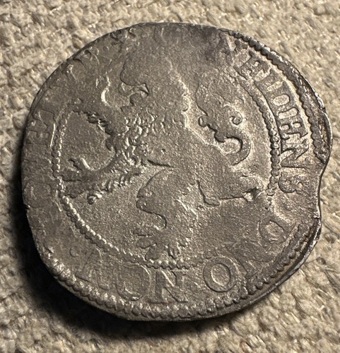 1641 Netherlands Westfrisland Holand Silver Daalder Lion Dollar Coin 25 Grams