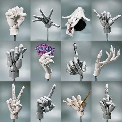 1:1 Hand Model Movable Finger Joint Sculptures Anime Painting Element Art Tool